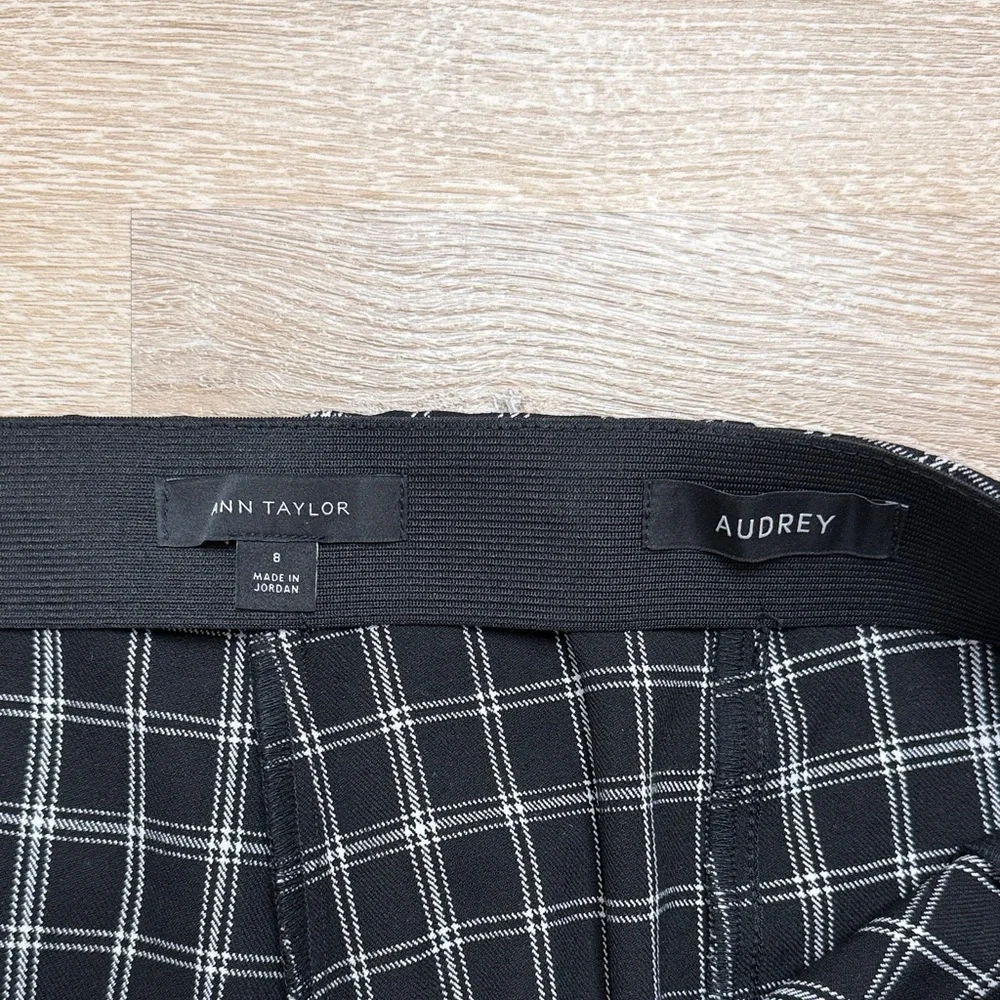 Ann Taylor Black and White Checkered Pants - Picture 4 of 4